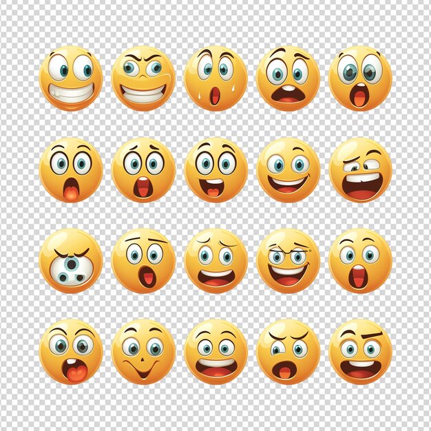 PSD whatsapp-emoji-satz