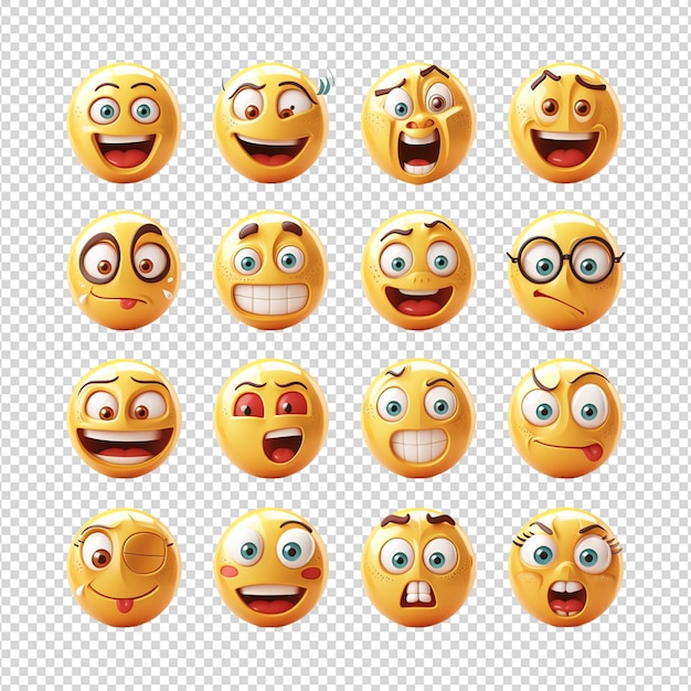 PSD whatsapp-emoji-satz