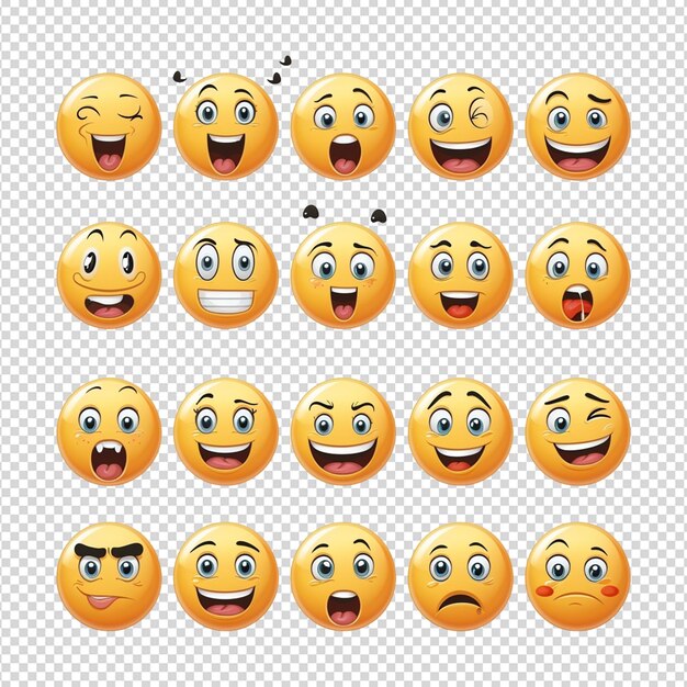 PSD whatsapp-emoji-satz