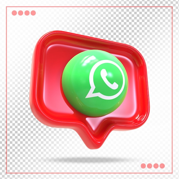 Whatsapp redes sociales estilos 3d