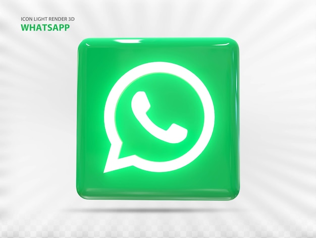 Whatsapp-symbol mit stillicht