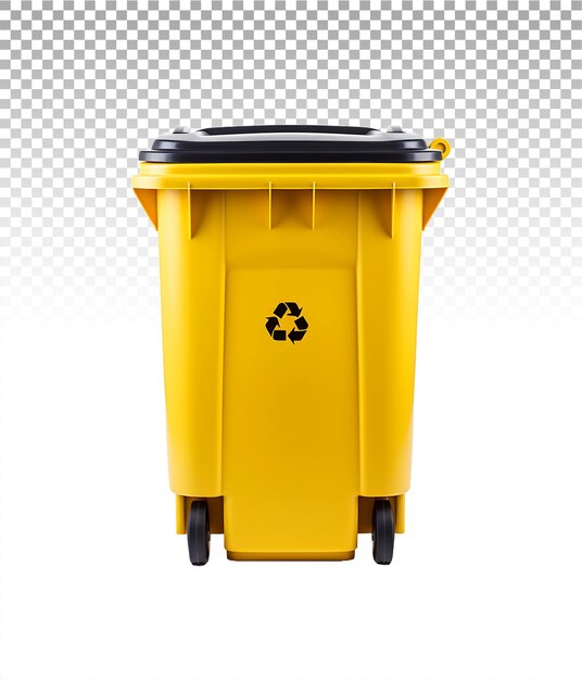 PSD wheelie bin extraído en transparente que facilita la integración gráfica fácil