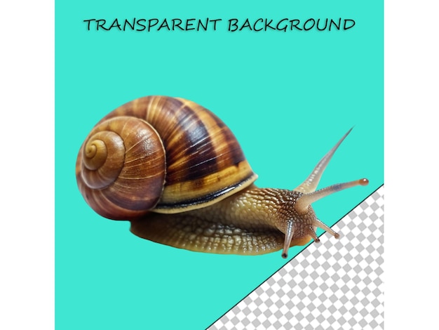 PSD whelk isolé sur un fond transparent