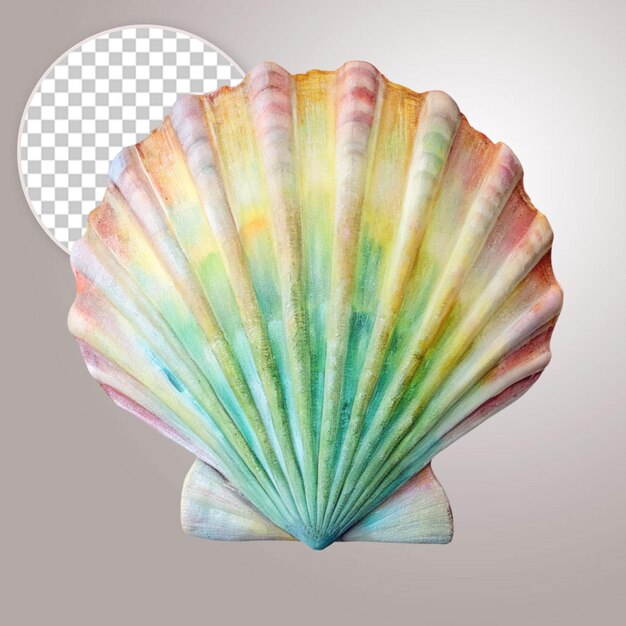 PSD whelk isolé sur un fond transparent