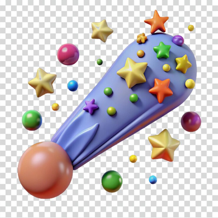 PSD whimsical comet