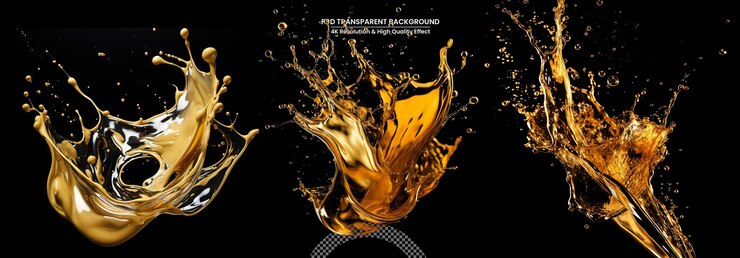 PSD whisky con salpicaduras de cerveza y salpicaduras sobre fondo transparente