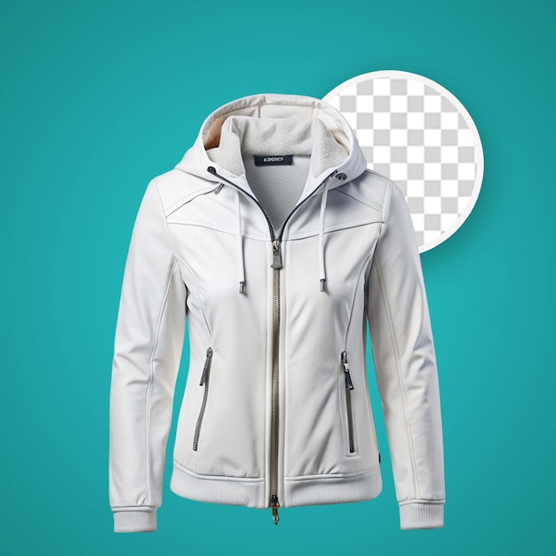 PSD white hoodie mockup design png transparent background