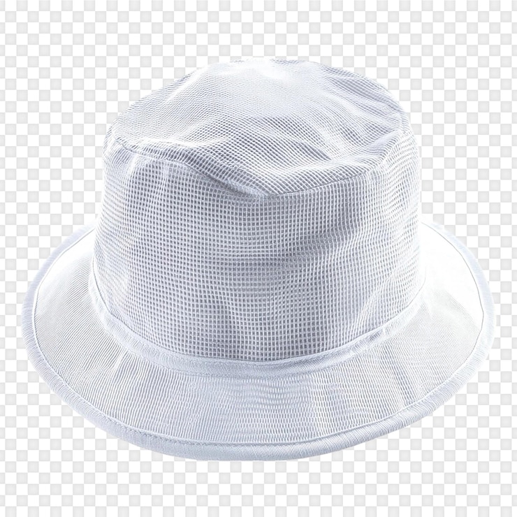 PSD white mesh hat