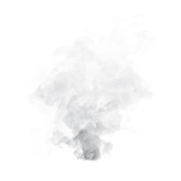 PSD white natural steam smoke on transparent background abstract with waves swirl wave movement used in