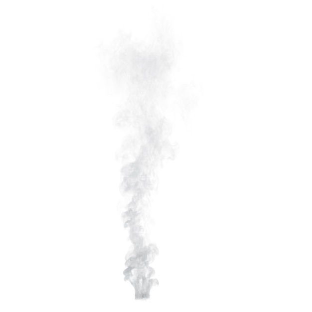 PSD white natural steam smoke on transparent background abstract with waves swirl wave movement used in