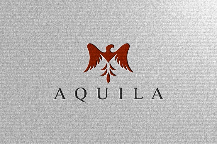 PSD white paper gestanztes logo-modell