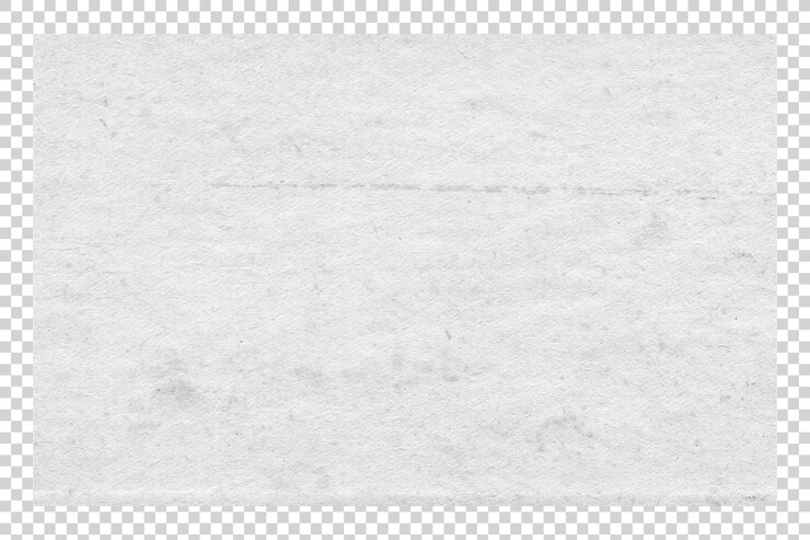 PSD white paper texture on transparent background