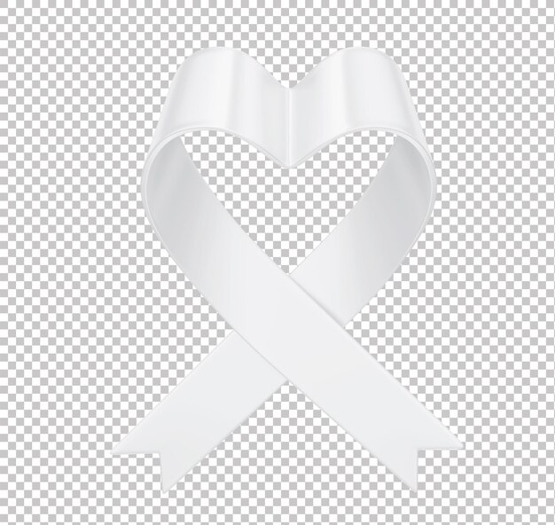 White Ribbon 3d Pour La Campagne De Sensibilisation à La Santé Mentale Et émotionnelle De Janvier
