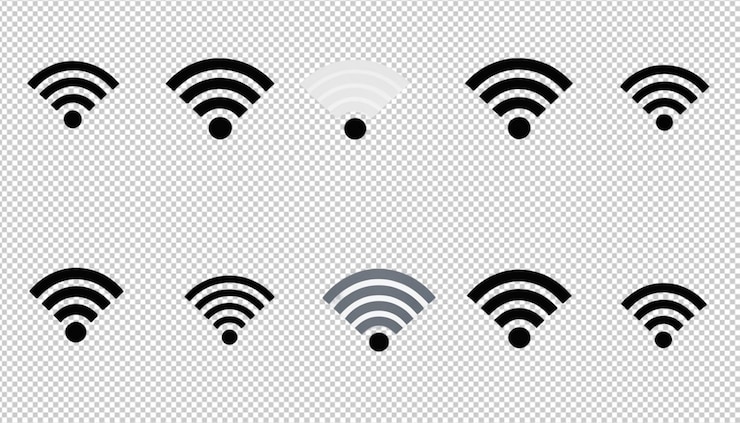 PSD wi-fi icono de hoja vector wi-fi png