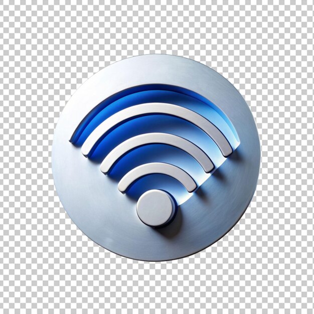 PSD wi-fi-logo mit 3d-modern-stil