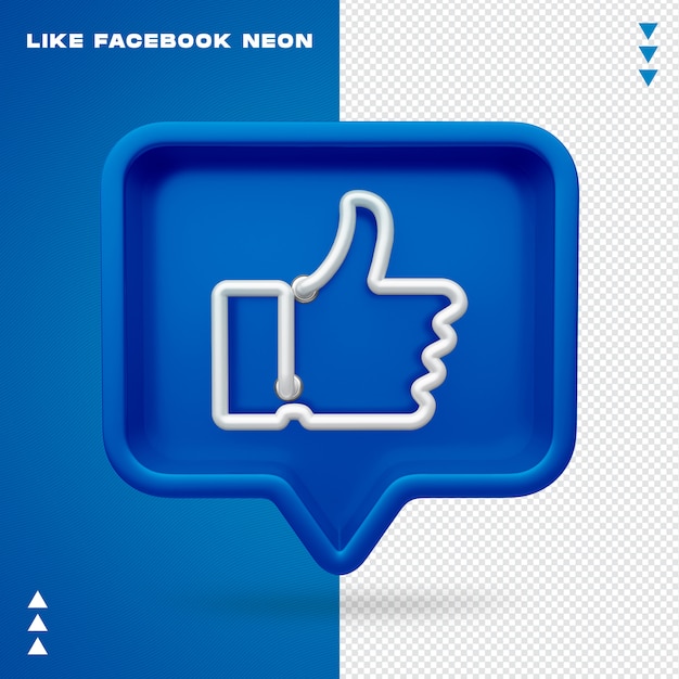 Wie facebook neon isoliert