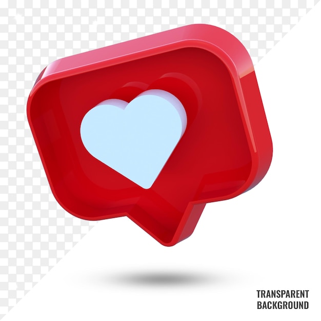 Wie instagram 3d-symbol transparent bearbeitbare psd