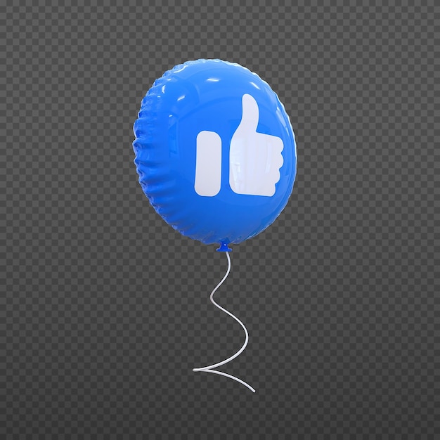 PSD wie luftballons 3d