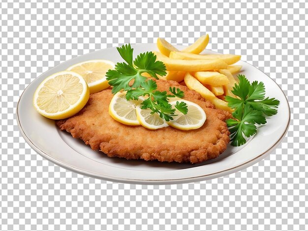 PSD wiener schnitzel mit gebratenen kartoffeln