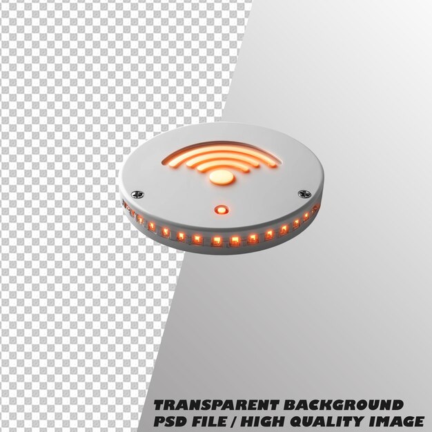 Wifi Module Isolated on Transparent Background PSD File