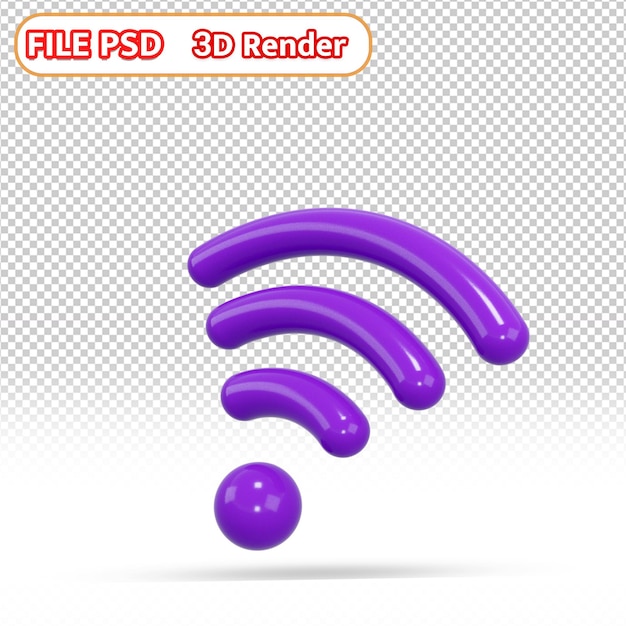 PSD wifi violet