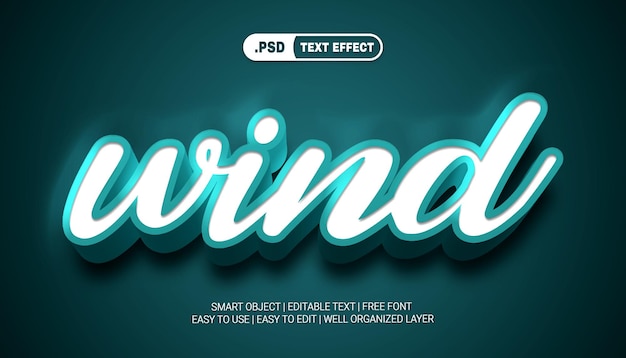 Wind-text-effekt
