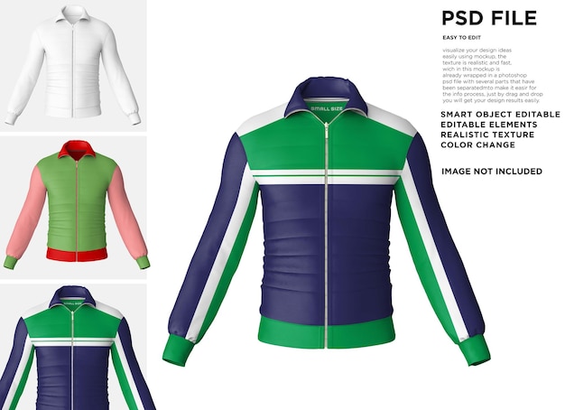 PSD windjacke mockup