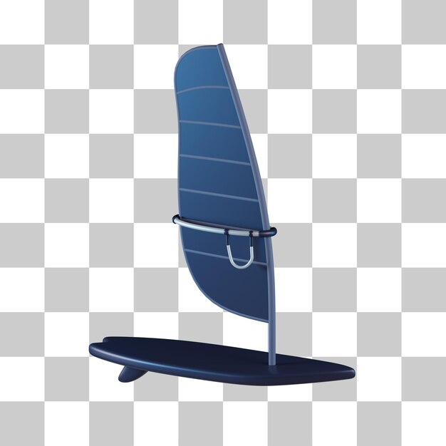 PSD windsurfen sport 3d-symbol