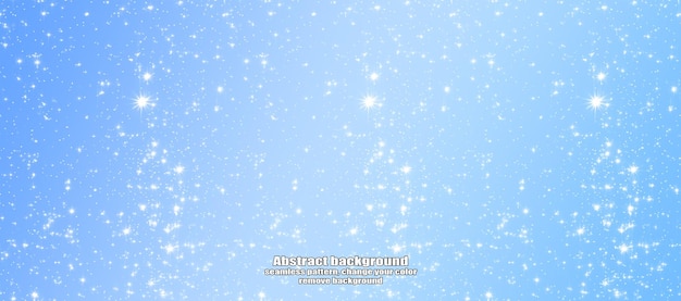 Winter Abstract Snowflake Texture Pattern con personalizzazione del colore e sfondo trasparente