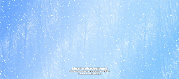 Winter Abstract Snowflake Texture Pattern con personalizzazione del colore e sfondo trasparente