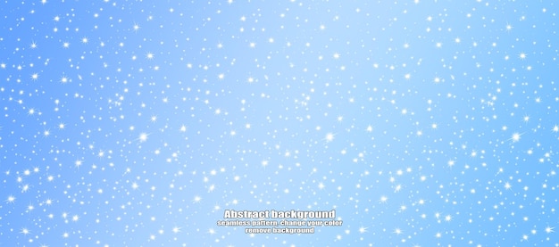 Winter Abstract Snowflake Texture Pattern with Color Customization and Transparent Background