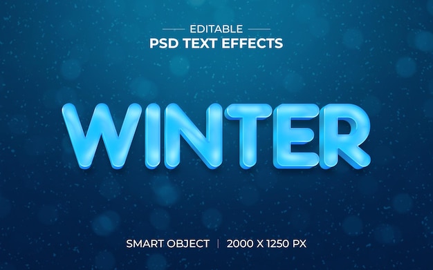 Winter-psd-texteffekte