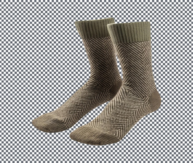 WinterBlend Polka Dot OvertheKnee Socken, isoliert auf durchsichtigem Hintergrund