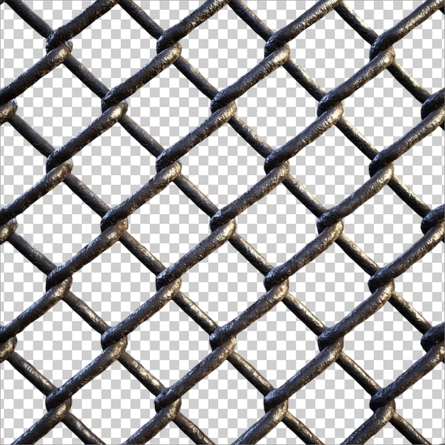 wire mesh with a hole PNG cutout isolated on transparent background
