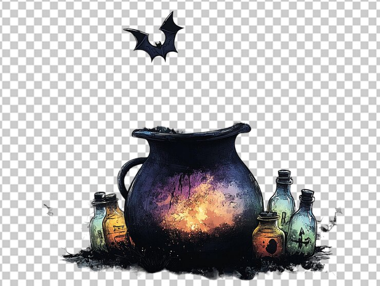 PSD witches39 brew una espeluznante aventura de halloween