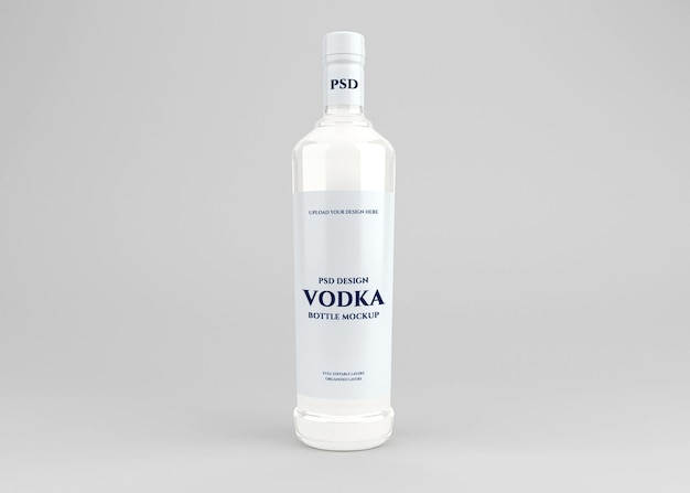 Wodka alkohol flasche etikett modell