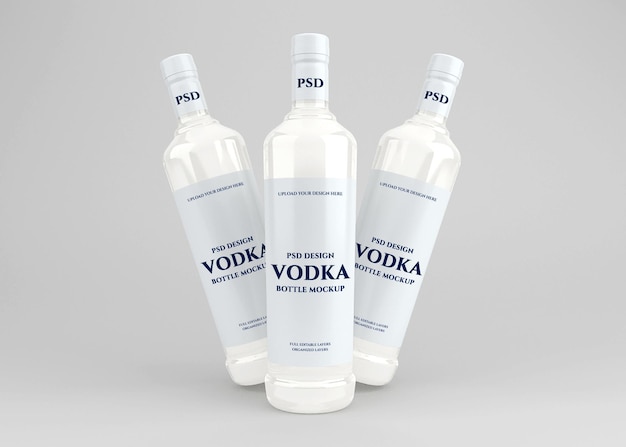 Wodka alkohol flasche etikett modell