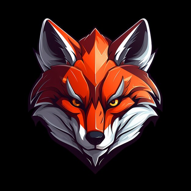 PSD wolf-esport-logo-kunstillustrationen