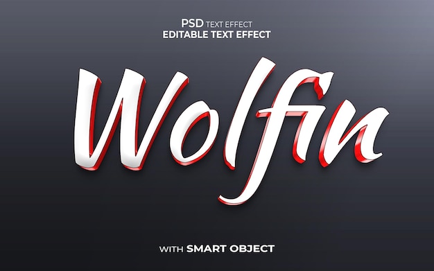 Wolfin-texteffekt-mockup-text