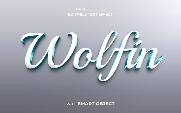 Wolfin-texteffekt-mockup-text