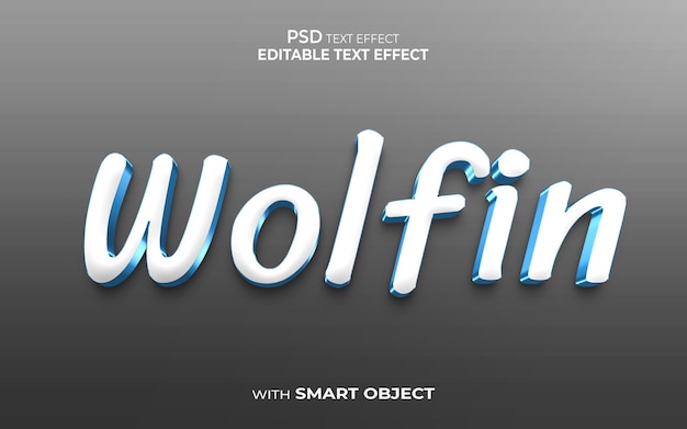 Wolfin-texteffekt-mockup-text