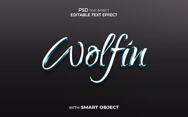 Wolfin-Texteffekt