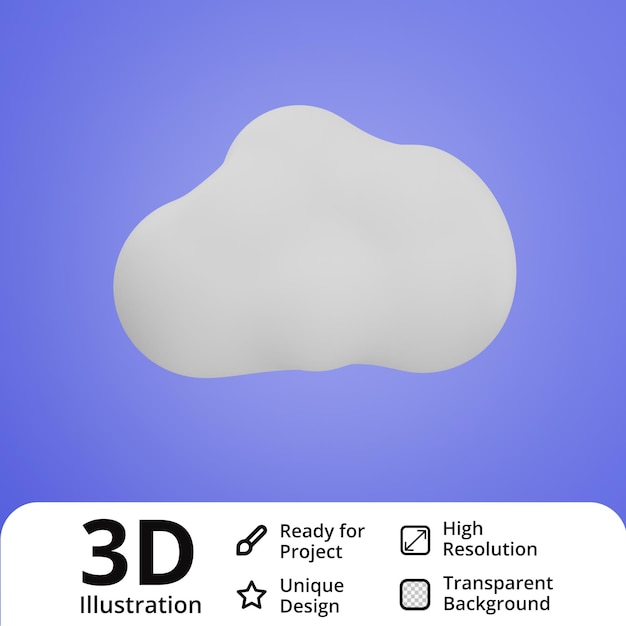 Wolke 3D-Darstellung