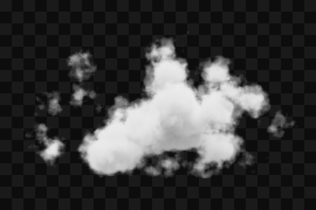 Wolke isoliert