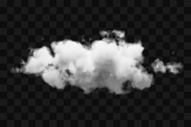 Wolke isoliert