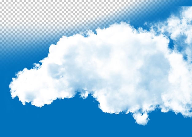 PSD wolken isolierter transparenzhintergrund