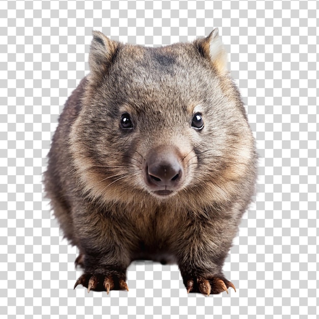 Wombat Isolé Sur Un Fond Transparent