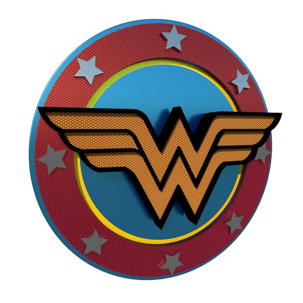 PSD wonder_woman_3d_selo