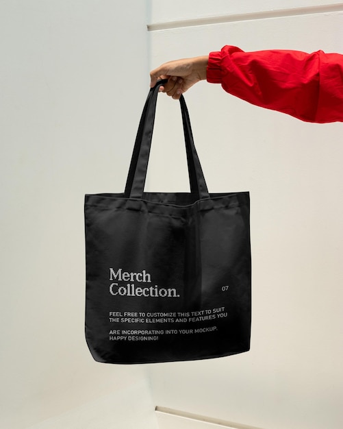 Wonderful totebag mockup grátis