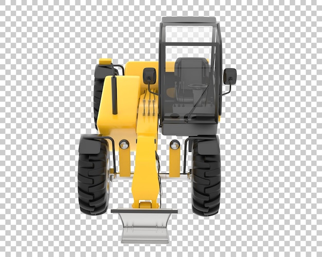 wood cutting machine on transparent background 3d rendering illustration